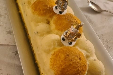 Cliquez pour zoomer ! Bûche glacée mangue et framboise Thermomix par bdenice