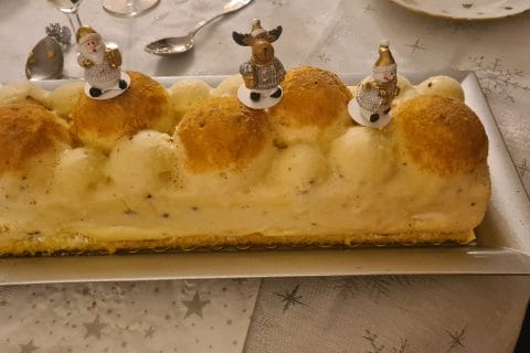 Cliquez pour zoomer ! Bûche glacée mangue et framboise Thermomix par bdenice