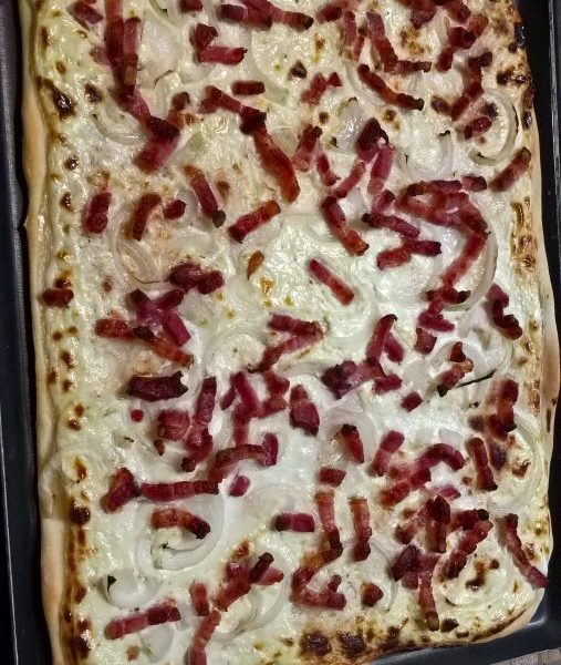 Cliquez pour zoomer ! Flammekueche traditionnelle Thermomix par louly1980