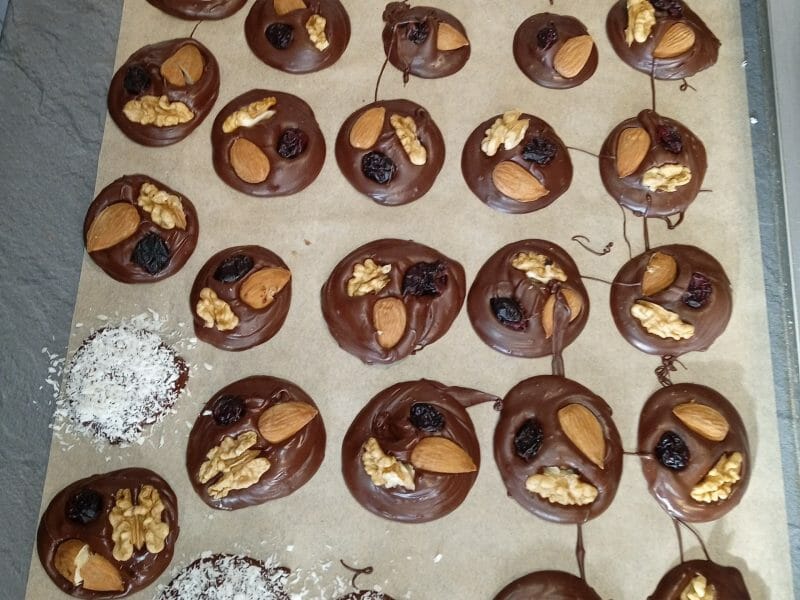 Cliquez pour zoomer ! Mendiants au chocolat Thermomix par wonderceline