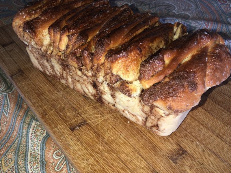 Cliquez pour zoomer ! Brioche à effeuiller à la cannelle Thermomix par Sophgal