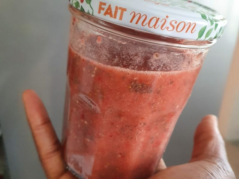 Cliquez pour zoomer ! Crufiture de fraises Thermomix par Jessouu