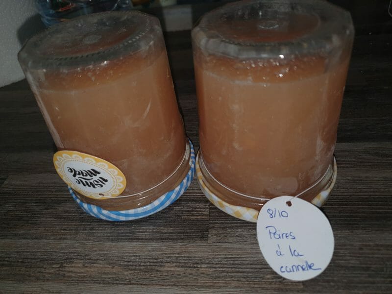 Confiture de poires à la cannelle au Thermomix Cookomix