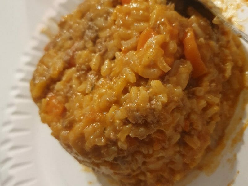 Cliquez pour zoomer ! Risotto à la bolognaise Thermomix par Jessouu