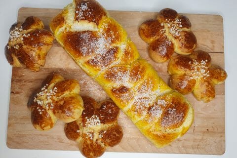 Cliquez pour zoomer ! Brioche à la noix de coco Thermomix par Jessouu