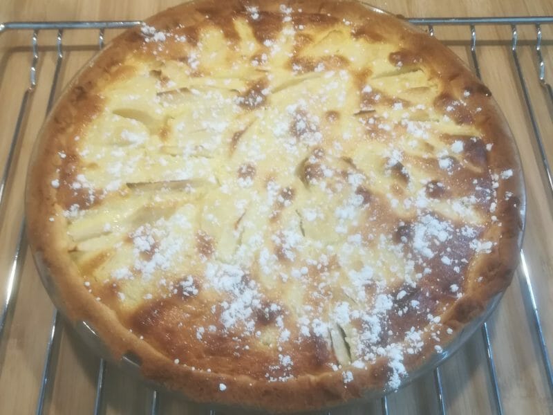 Cliquez pour zoomer ! Tarte normande aux pommes Thermomix par sylvain___