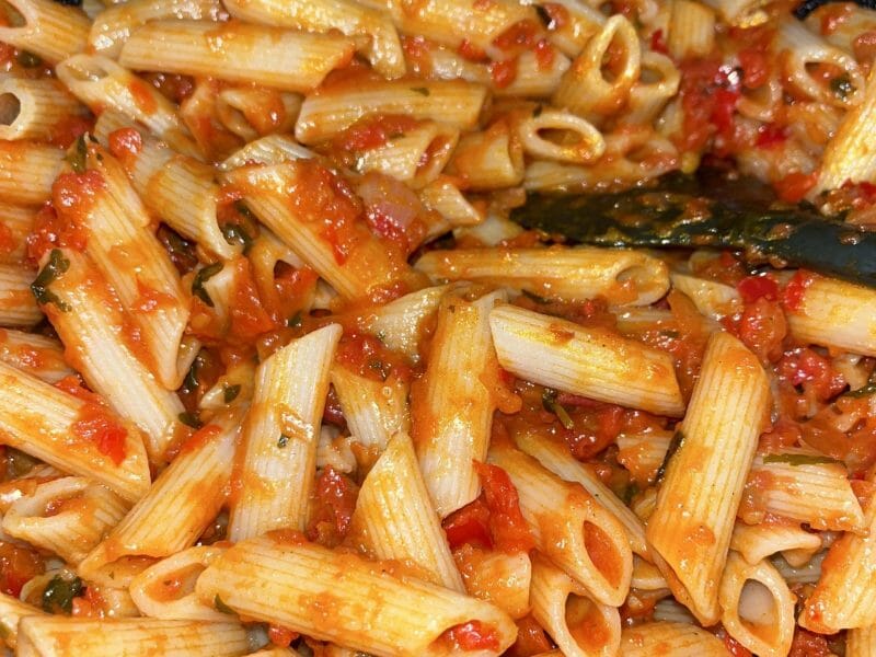 Cliquez pour zoomer ! Penne sauce arrabbiata Thermomix par zhora81