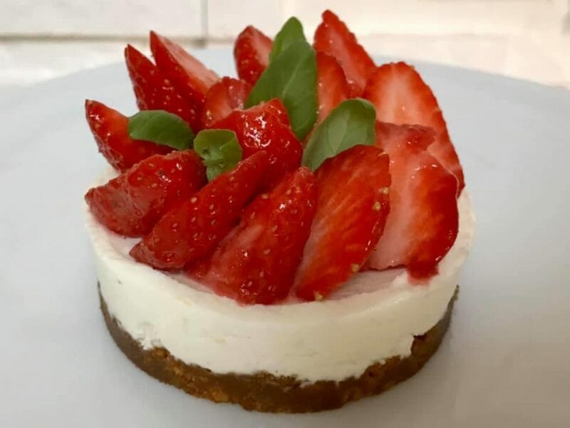 Cliquez pour zoomer ! Tarte aux fraises sans cuisson Thermomix par isabelle0212