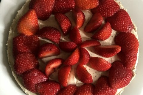 Cliquez pour zoomer ! Tarte aux fraises sans cuisson Thermomix par alixia_x