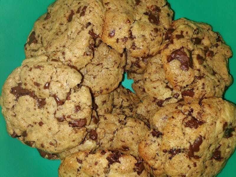 Cliquez pour zoomer ! Cookies beurre de cacahuète et pépites de chocolat Thermomix par renardesvosges