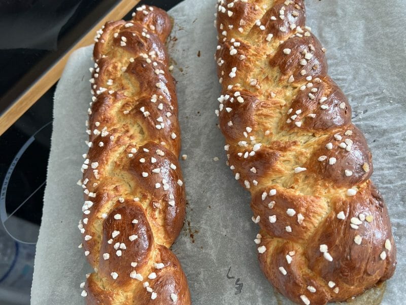 Cliquez pour zoomer ! Brioche tressée à la mie filante Thermomix par oliihama