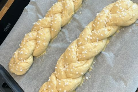 Cliquez pour zoomer ! Brioche tressée à la mie filante Thermomix par oliihama