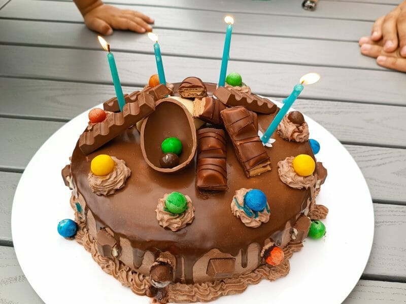 Cliquez pour zoomer ! Layer cake Kinder Bueno Thermomix par clairemoc