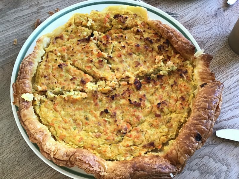 Cliquez pour zoomer ! Tarte courgettes et carottes Thermomix par ninon01