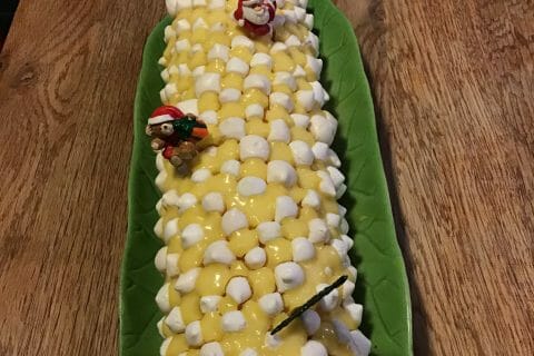 Cliquez pour zoomer ! Bûche au citron meringuée Thermomix par ninon01