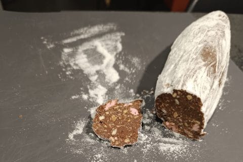 Cliquez pour zoomer ! Saucisson au chocolat Thermomix par sabine