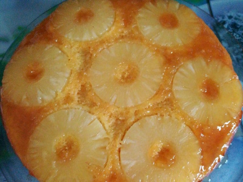 Cliquez pour zoomer ! Gâteau renversé à l’ananas Thermomix par Vio64