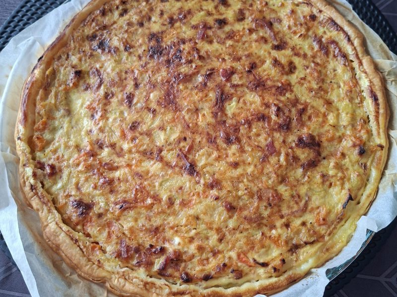Cliquez pour zoomer ! Tarte courgettes et carottes Thermomix par myriam30100