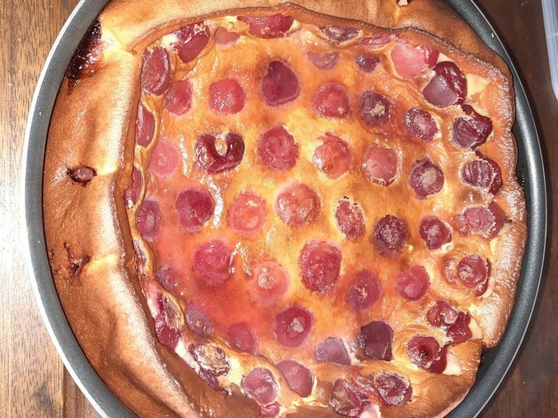 Cliquez pour zoomer ! Clafoutis aux cerises Thermomix par myriam30100
