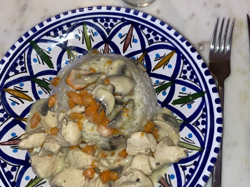 Cliquez pour zoomer ! Blanquette de poulet Thermomix par sophieso33