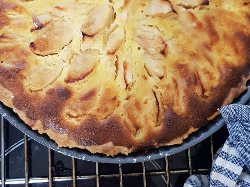 Cliquez pour zoomer ! Tarte normande aux pommes Thermomix par lau_41