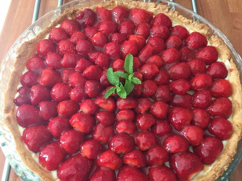 Cliquez pour zoomer ! Tarte aux fraises Thermomix par Vivilct86