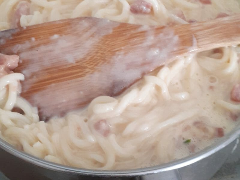 Cliquez pour zoomer ! Pâtes carbonara Thermomix par timata