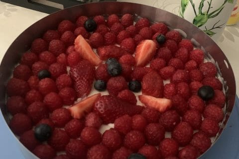 Cliquez pour zoomer ! Tarte aux fraises sans cuisson Thermomix par Flavie Tartaglia Dgsto