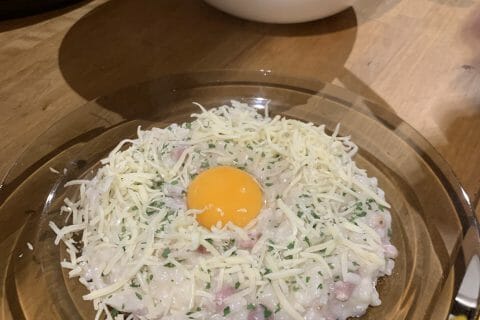 Cliquez pour zoomer ! Risotto façon carbonara Thermomix par Flavie Tartaglia Dgsto