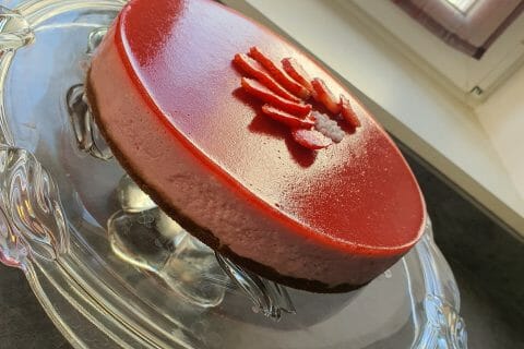 Cliquez pour zoomer ! Bavarois aux fraises Thermomix par mimi