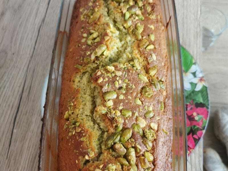 Cliquez pour zoomer ! Cake à la pistache Thermomix par chadress76