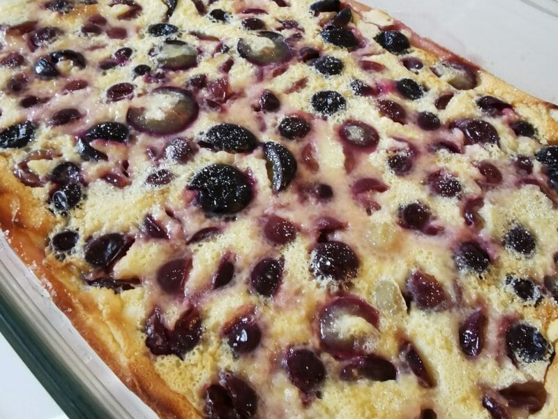 Cliquez pour zoomer ! Clafoutis aux raisins frais Thermomix par macowen39