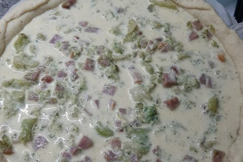 Cliquez pour zoomer ! Quiche au brocoli et jambon Thermomix par menite85