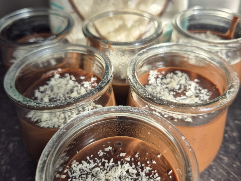 Cliquez pour zoomer ! Crème dessert choco-coco Thermomix par Nessa