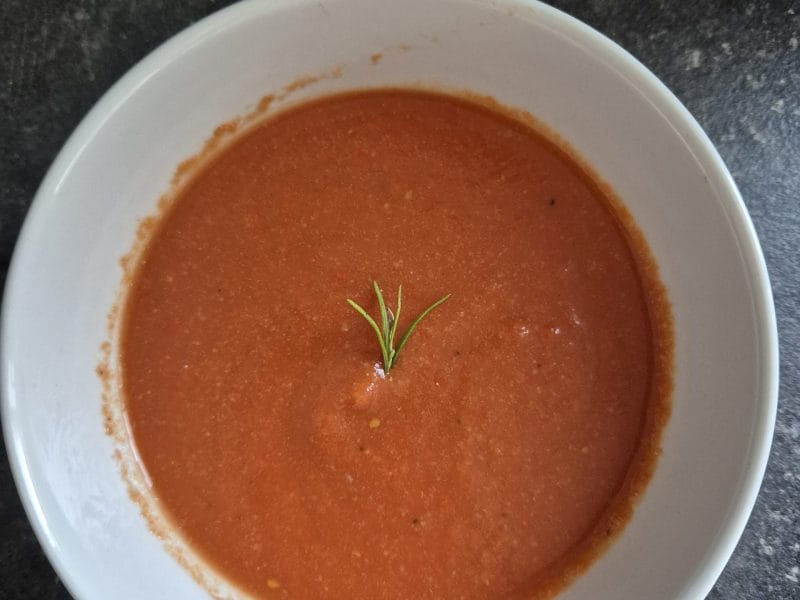 Cliquez pour zoomer ! Gaspacho express Thermomix par Nessa