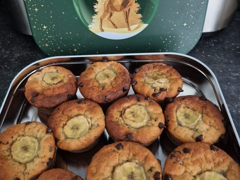 Cliquez pour zoomer ! Muffins à la banane Thermomix par Nessa