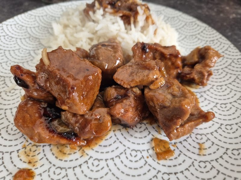 Cliquez pour zoomer ! Porc au caramel Thermomix par Nessa