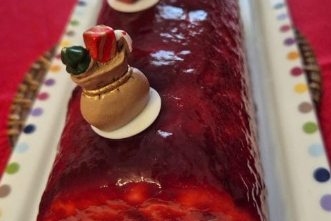 Cliquez pour zoomer ! Bûche citron et framboises Thermomix par Nessa