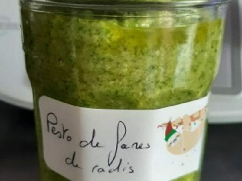 Cliquez pour zoomer ! Pesto aux fanes de radis Thermomix par Nessa