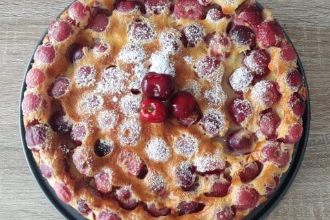 Cliquez pour zoomer ! Clafoutis aux cerises Thermomix par Nessa