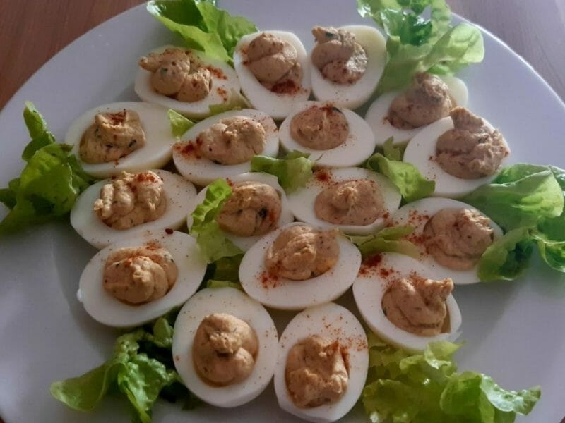 Cliquez pour zoomer ! Oeufs mimosa Thermomix par Nessa