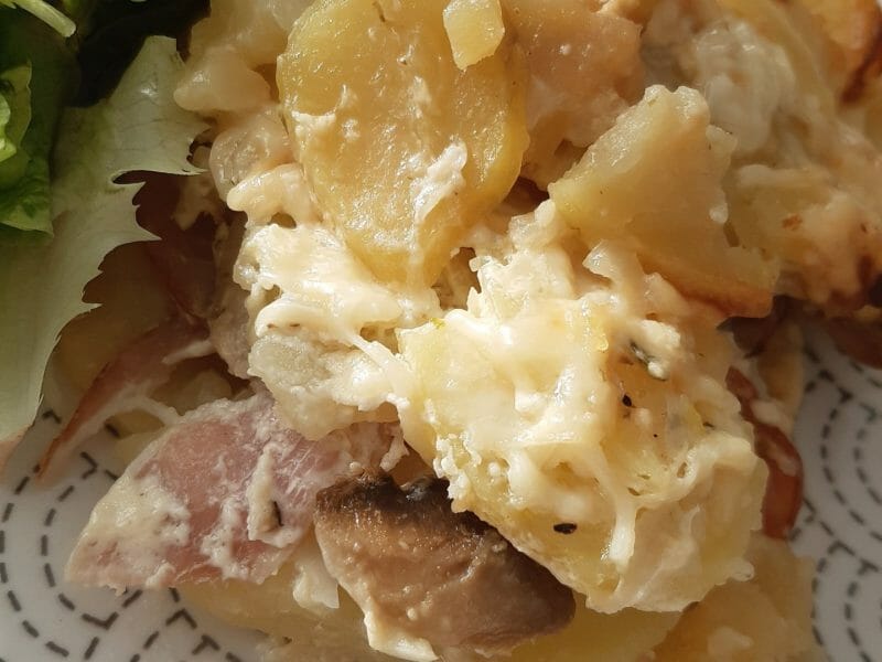 Cliquez pour zoomer ! Gratin de pommes de terre au Boursin Thermomix par Nessa