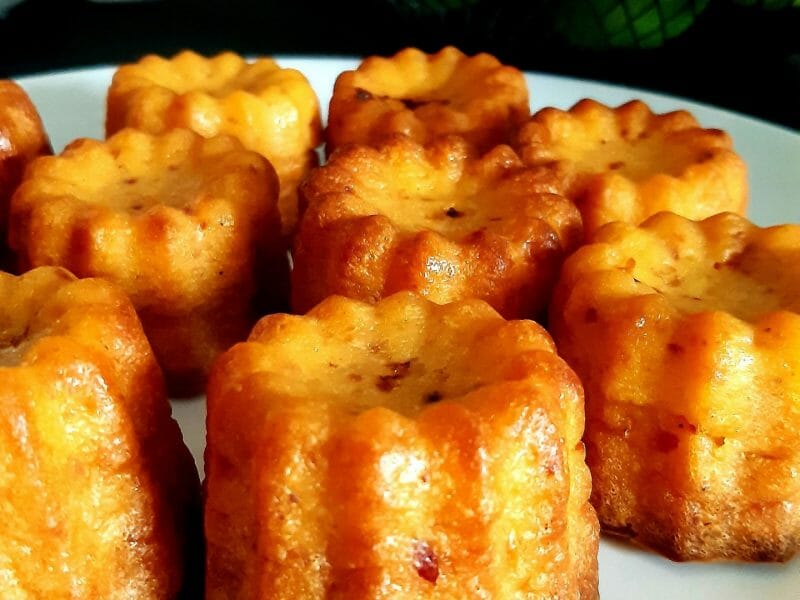 Cliquez pour zoomer ! Mini cannelés chorizo comté Thermomix par Nessa