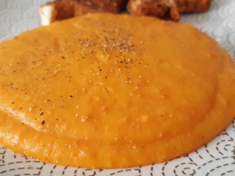 Cliquez pour zoomer ! Purée de potimarron au chorizo Thermomix par Nessa