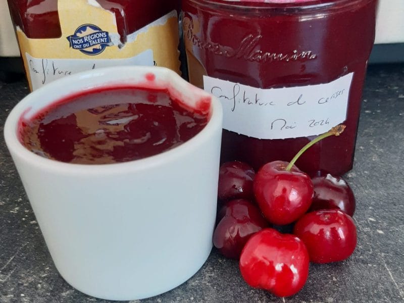 Cliquez pour zoomer ! Confiture de cerises Thermomix par Nessa