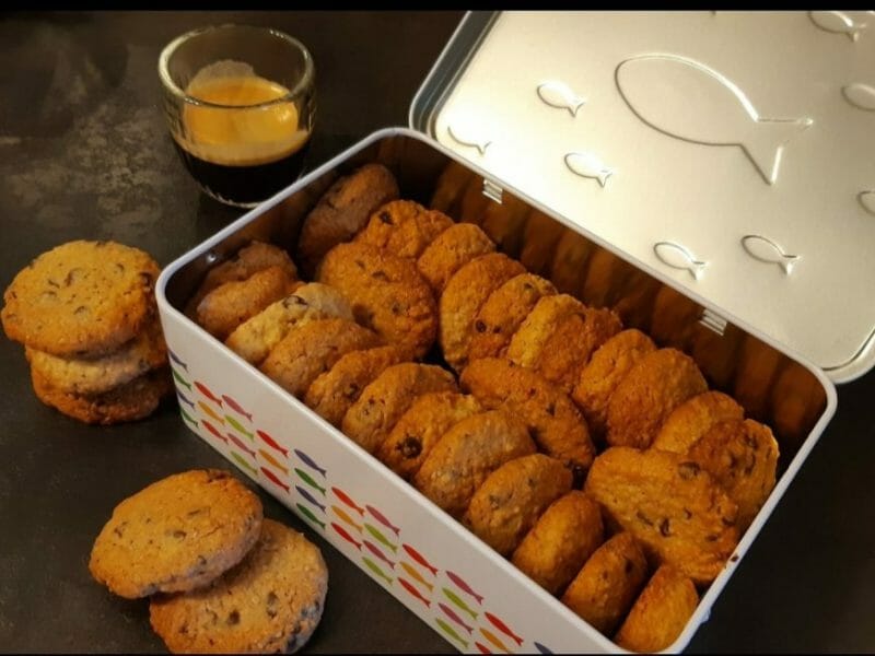 Cliquez pour zoomer ! Biscuits aux flocons d’avoine et amandes Thermomix par Nessa