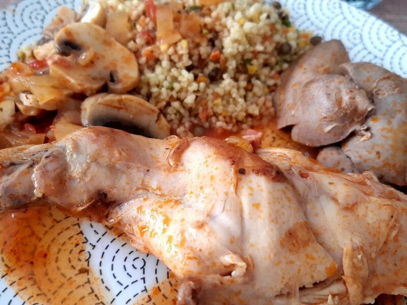 Cliquez pour zoomer ! Lapin sauce chasseur Thermomix par Nessa