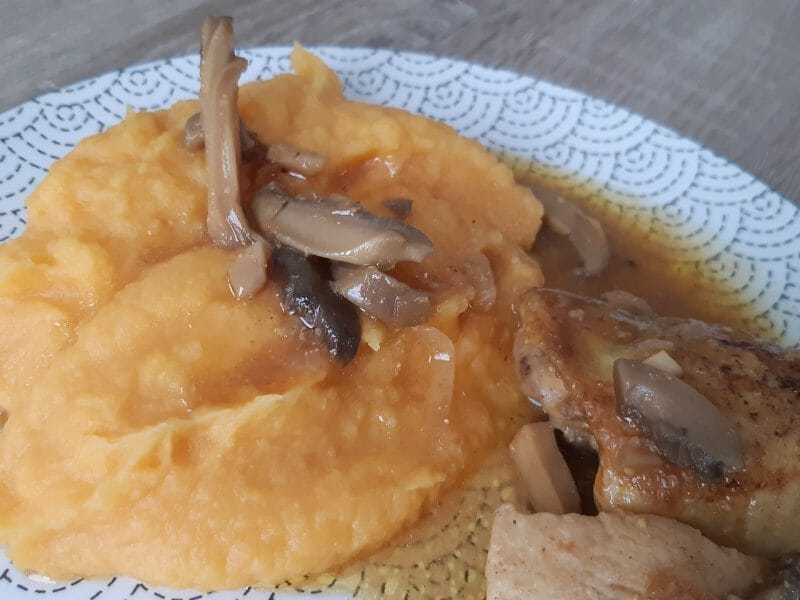 Cliquez pour zoomer ! Purée de pommes de terre et patates douces Thermomix par Nessa