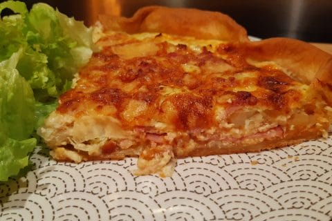 Cliquez pour zoomer ! Tarte aux poireaux et jambon Thermomix par Nessa