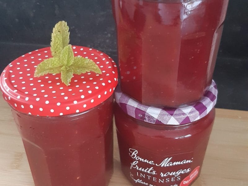 Cliquez pour zoomer ! Confiture de fraises Thermomix par Nessa